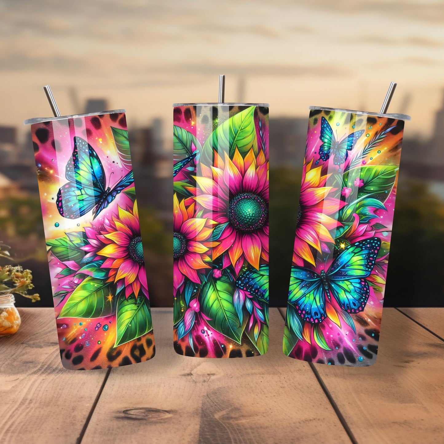 Personalized 20oz Skinny Tumbler โ Custom Stainless Steel Cup | Double-Walled Insulated Drinkware with Lid | Gift for Her, Him, Sports, Travel, Office | LilMonal Creations