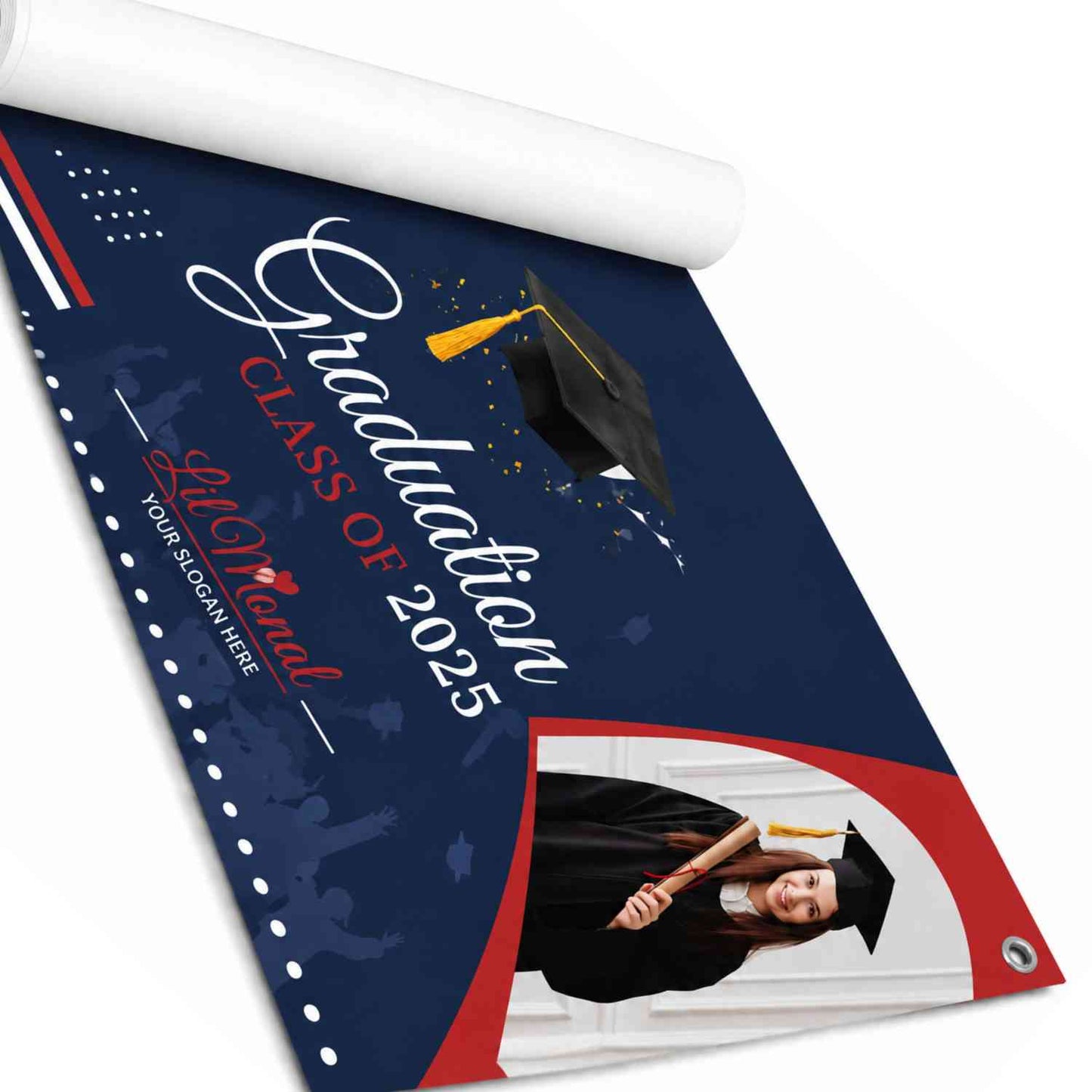 LilMonal custom X banner stand only 32x71 personalized print for events and promotions