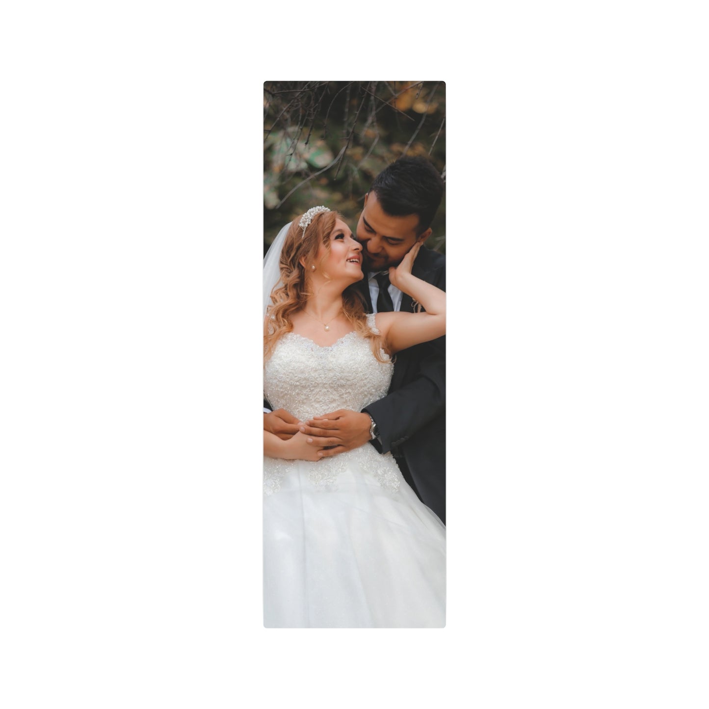 Custom metal print personalized family photo on aluminum matte finish by LilMonal