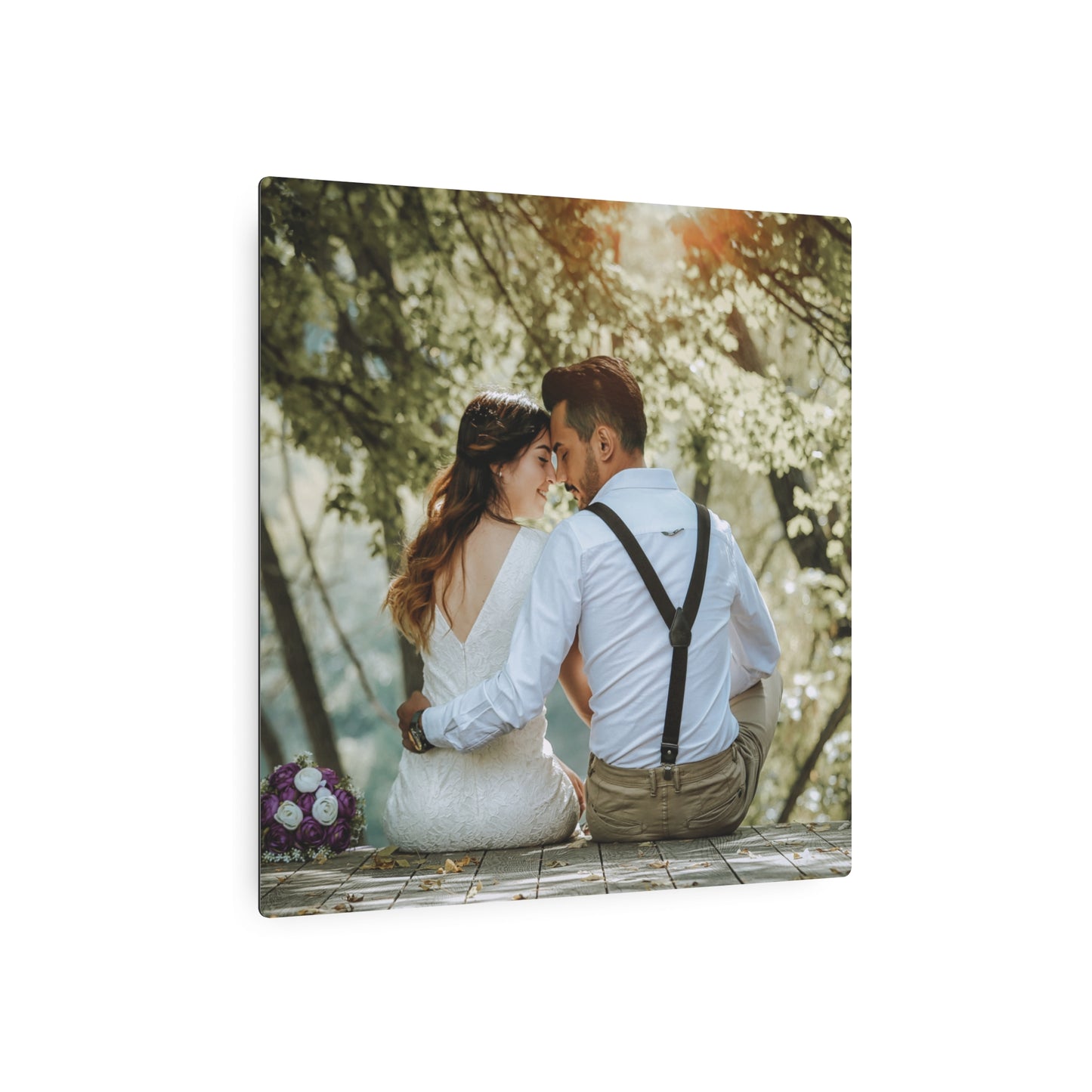 Custom Metal Print – Personalized Photo on Metal Wall Art, 18 Sizes