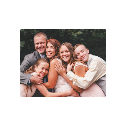 Personalized metal print vertical orientation custom photo on aluminum by LilMonal