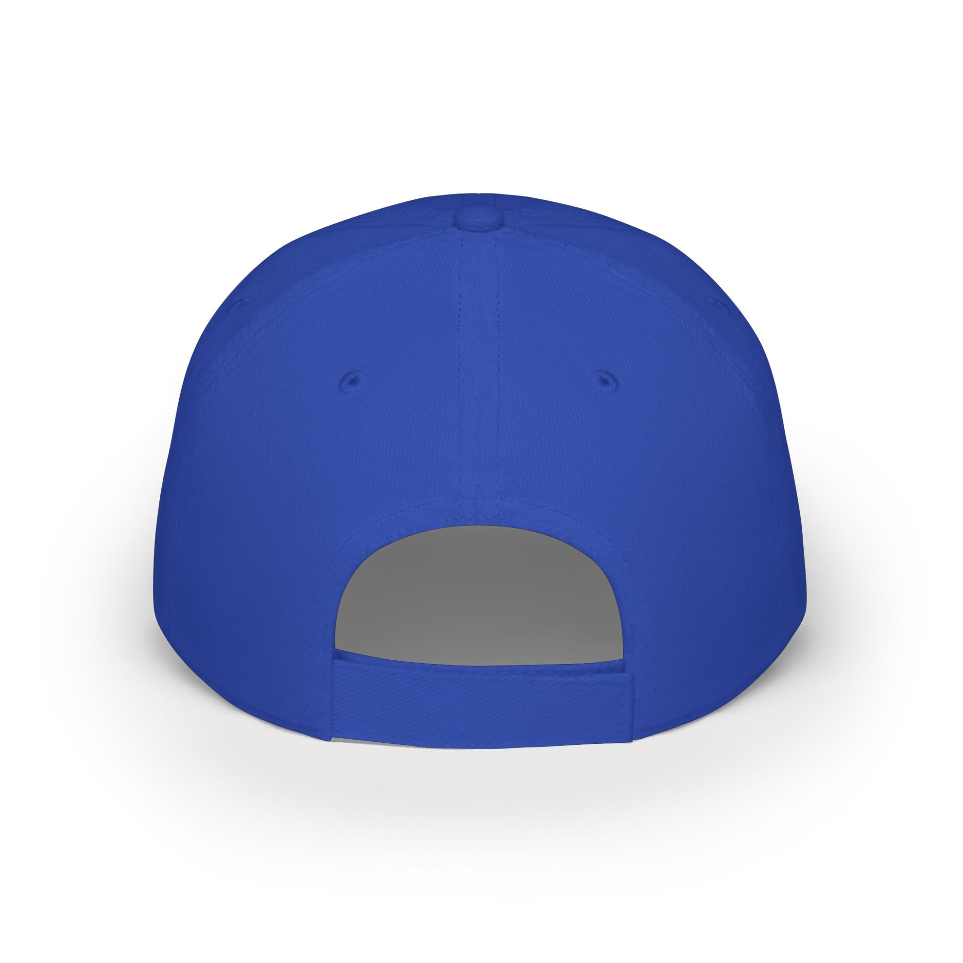 Royal blue custom dad hat back view with adjustable closure – LilMonal