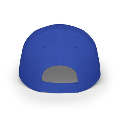 Royal blue custom dad hat back view with adjustable closure – LilMonal