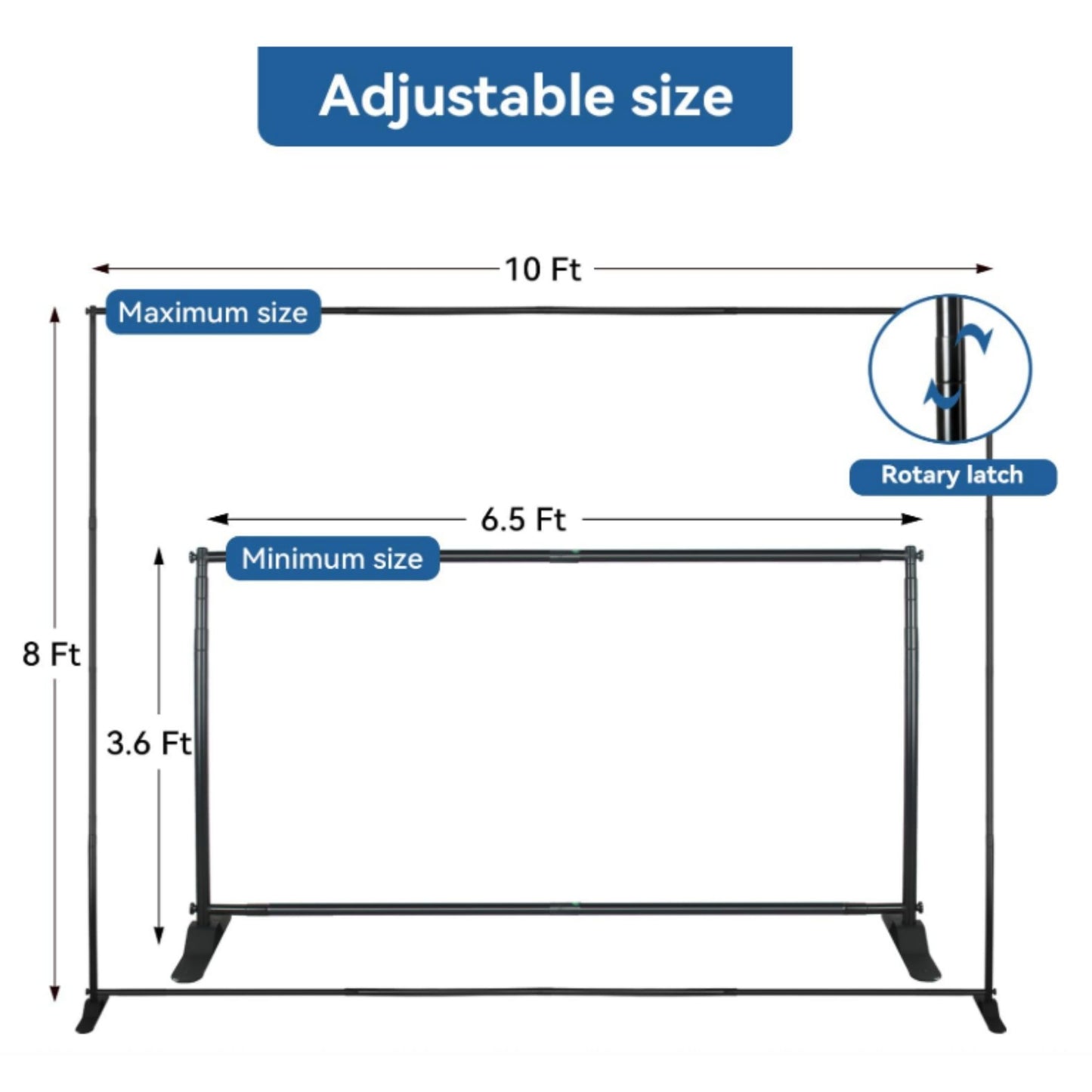 Step and Repeat Banners – [10x8 FT] Portrait & Landscape