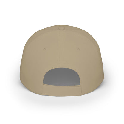 Khaki custom dad hat back view with adjustable closure – LilMonal