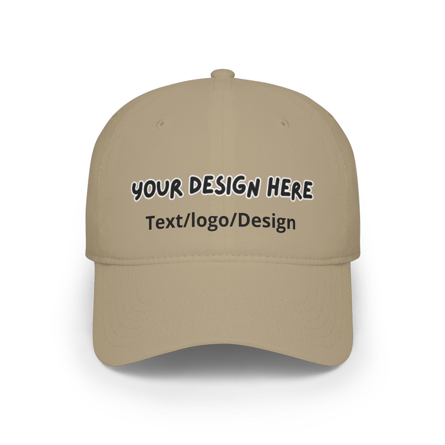 Personalized Khaki baseball cap with custom photo and text – LilMonal