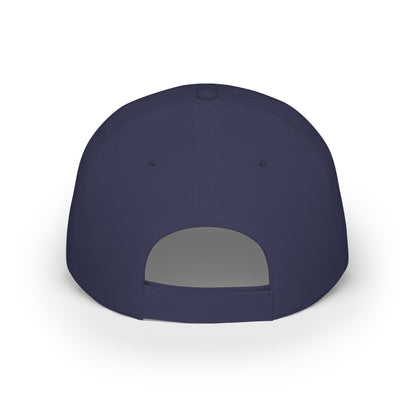 Dark Navy custom dad hat back view with adjustable closure – LilMonal