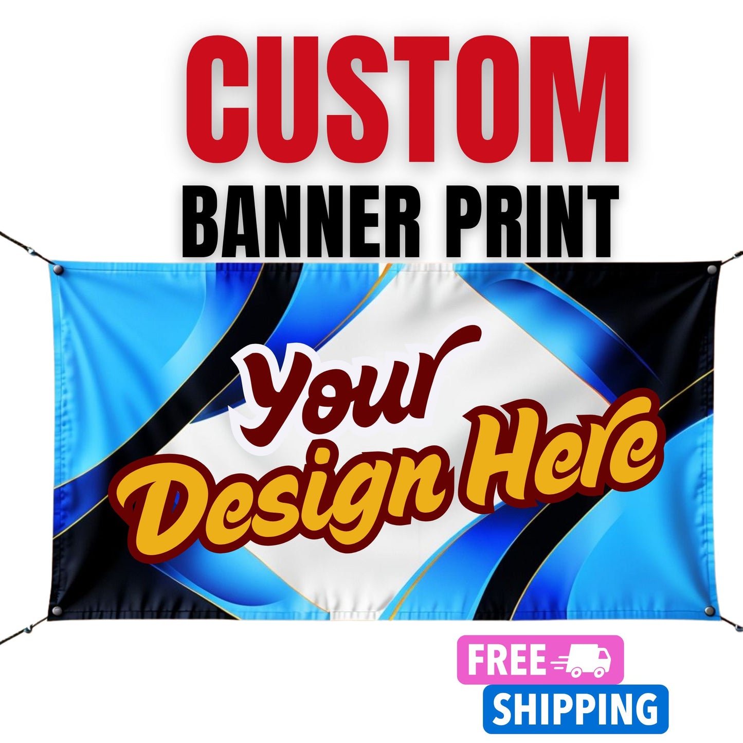 LilMonal Custom Indoor & Outdoor Banners for Events, Sales & Promotions