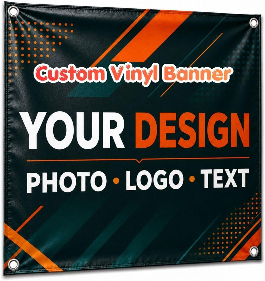 Custom Indoor & Outdoor Banner – Personalized Event, Business & Retail Signage