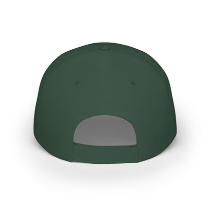 Dark Green custom dad hat back view with adjustable closure – LilMonal