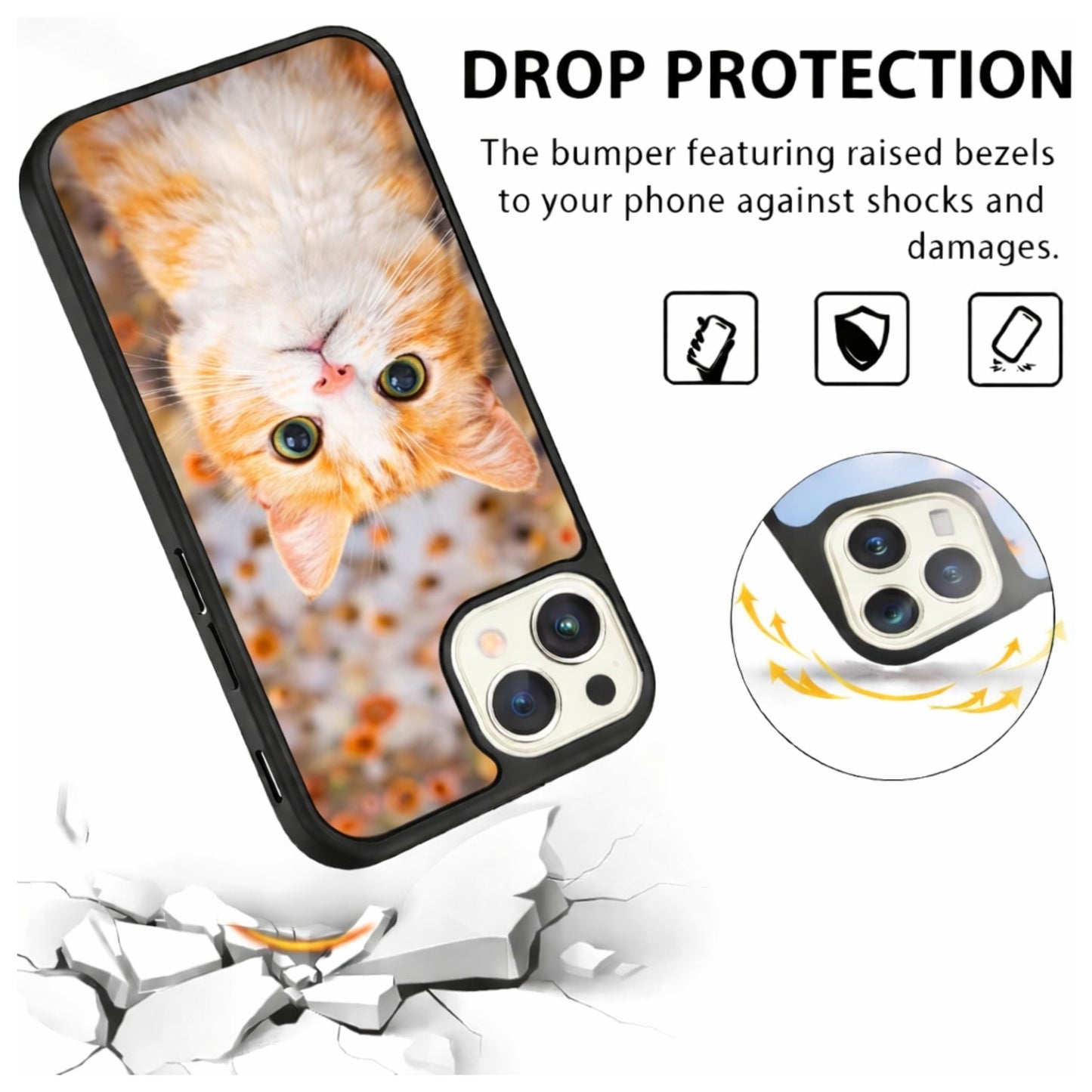 Custom iPhone Phone Case - Personalized with Your Photo, Text or Design