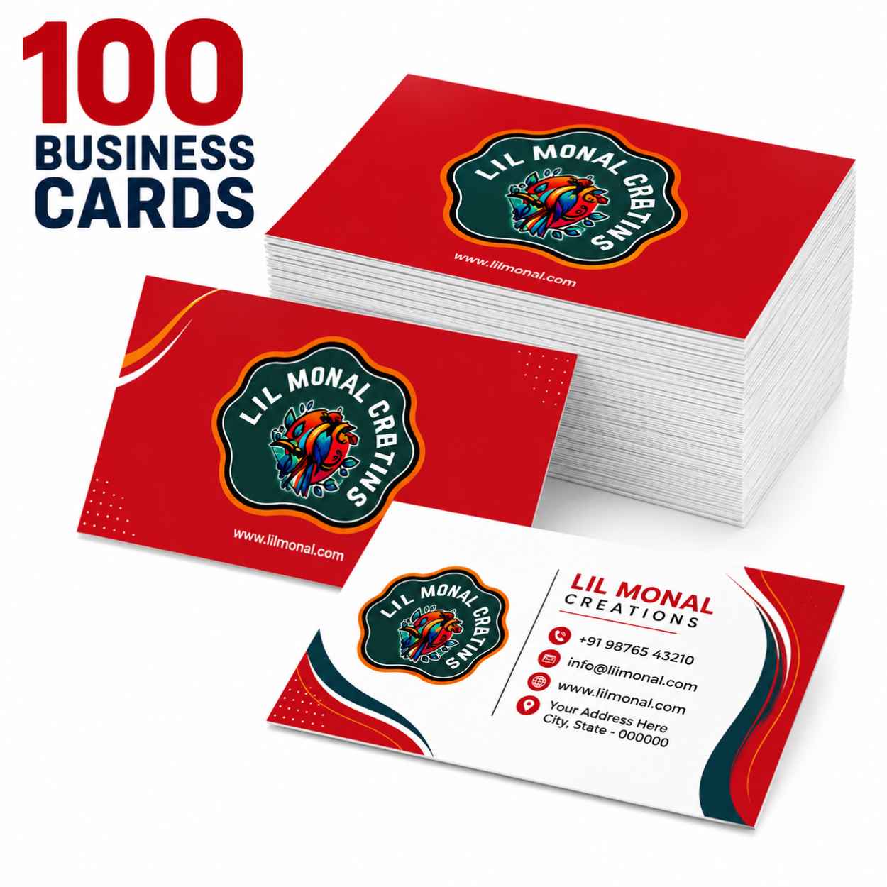 Custom Business Cards – Personalized Double-Sided, Matte or Gloss