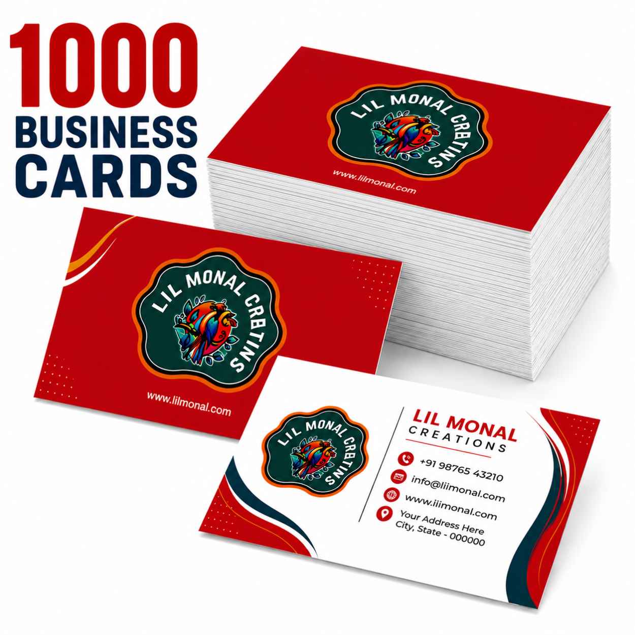 Custom Business Cards – Personalized Double-Sided, Matte or Gloss