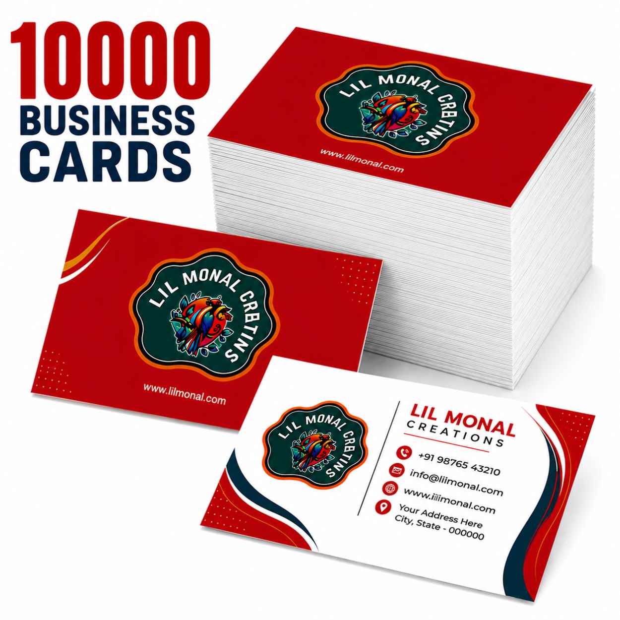 Custom Business Cards – Personalized Double-Sided, Matte or Gloss