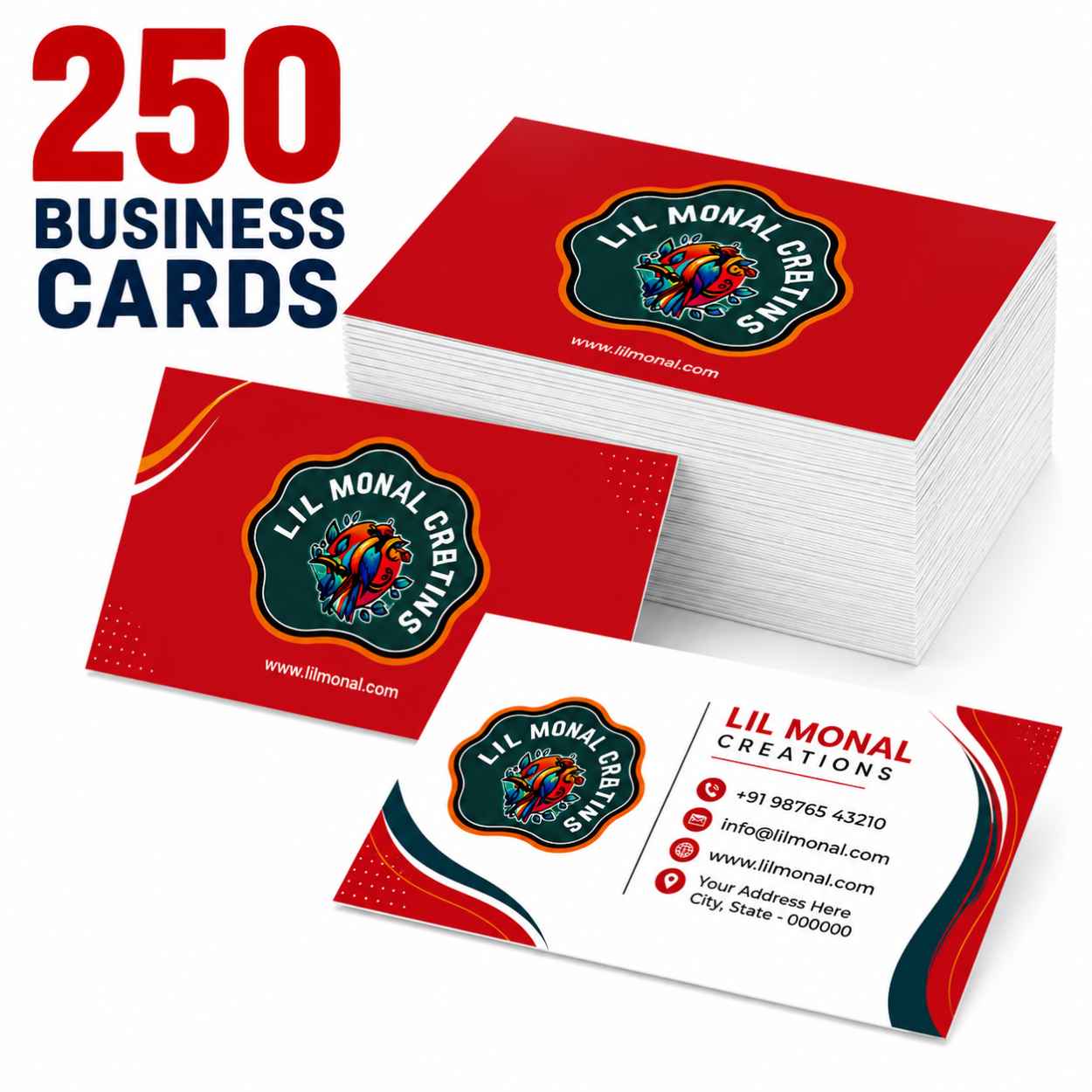 Custom Business Cards – Personalized Double-Sided, Matte or Gloss
