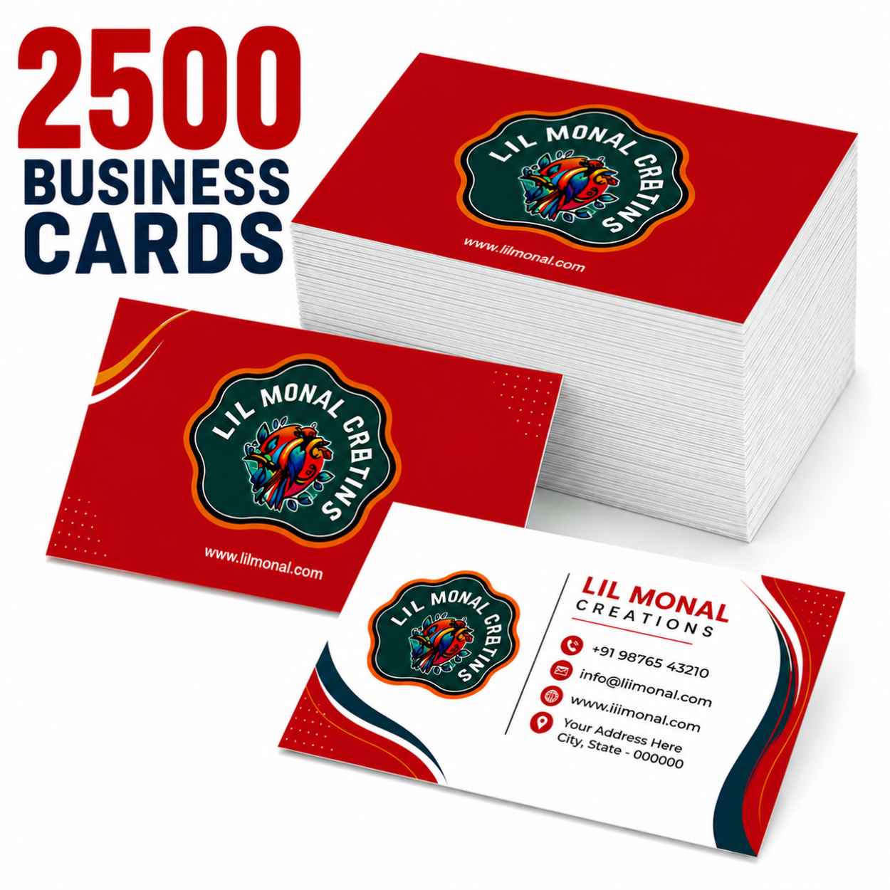 Custom Business Cards – Personalized Double-Sided, Matte or Gloss