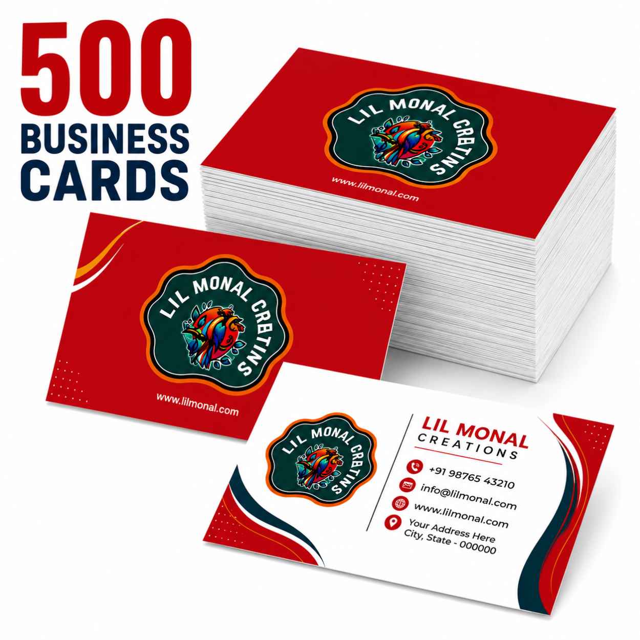 Custom Business Cards – Personalized Double-Sided, Matte or Gloss