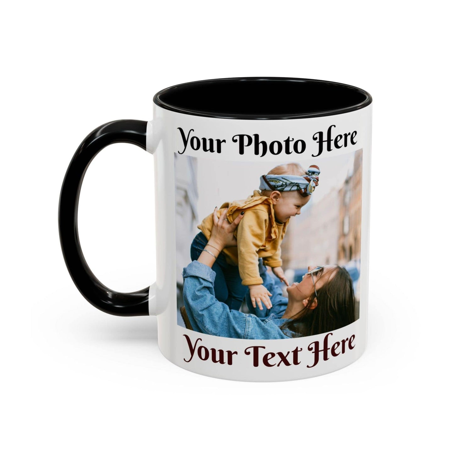 Personalized Coffee Mug with Photo & Name | Custom Ceramic Mug