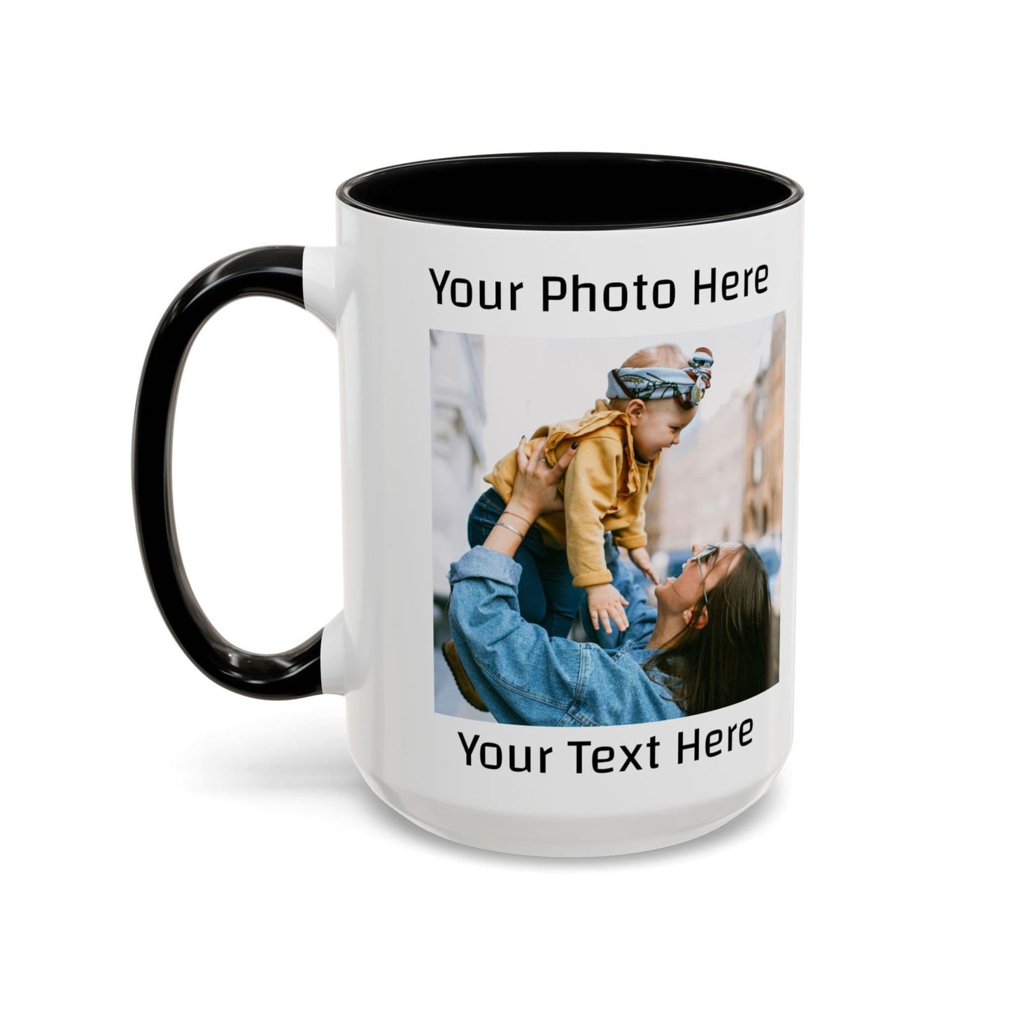 Personalized Coffee Mug with Photo & Name | Custom Ceramic Mug
