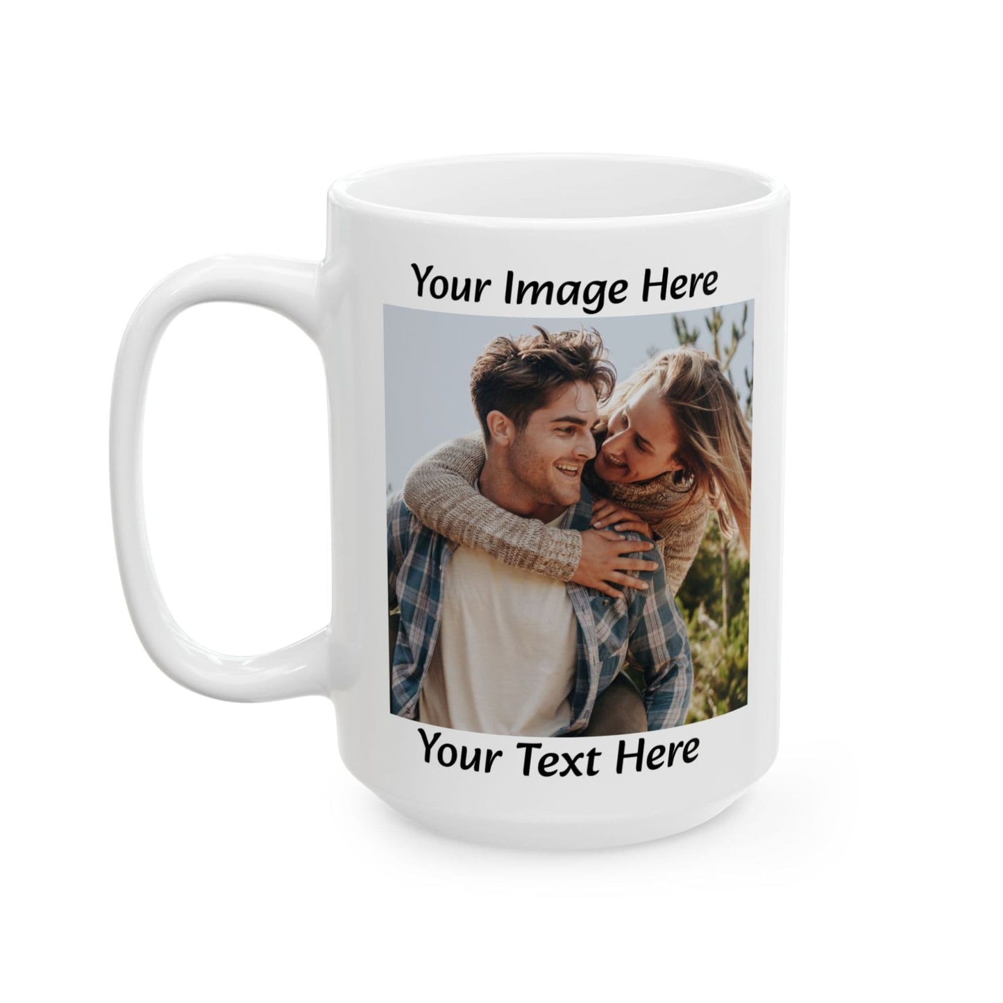 Personalized Coffee Mug with Photo & Name | Custom Ceramic Mug
