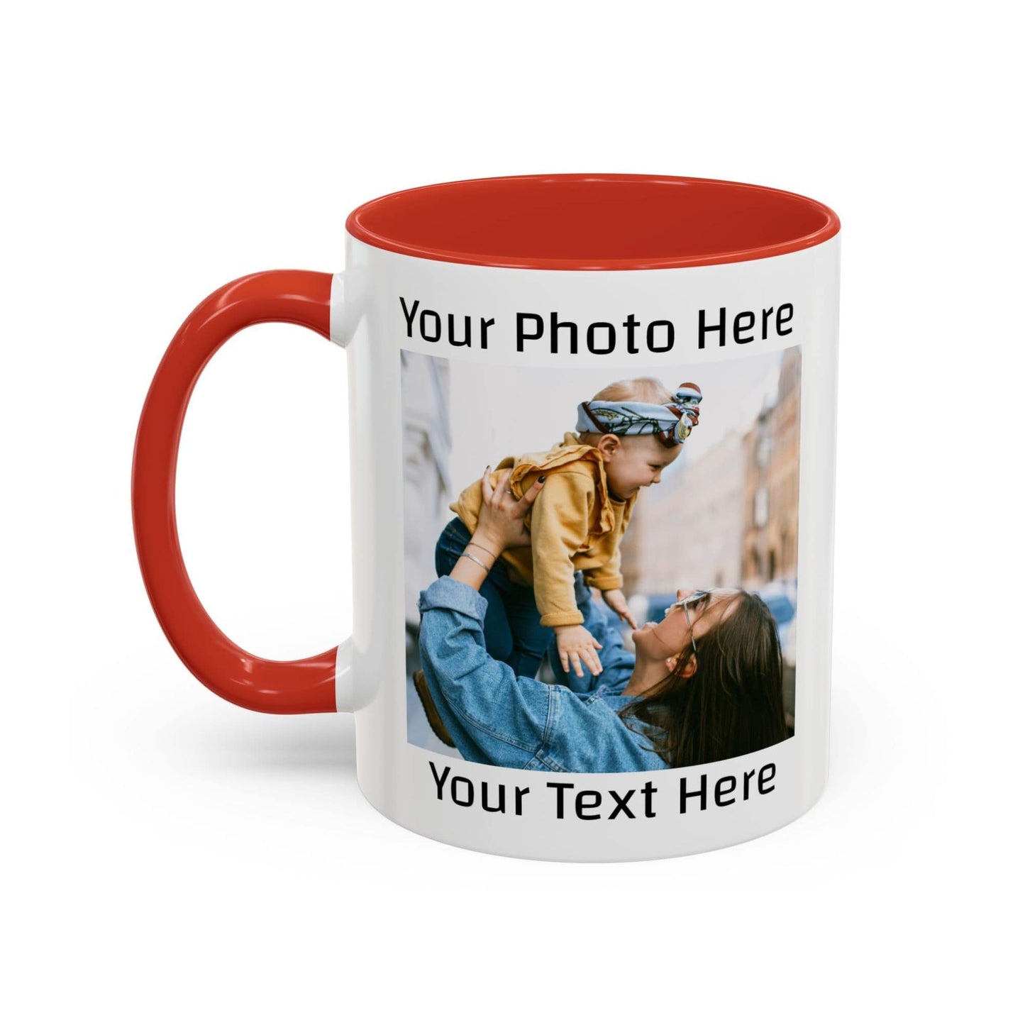 Personalized Coffee Mug with Photo & Name | Custom Ceramic Mug