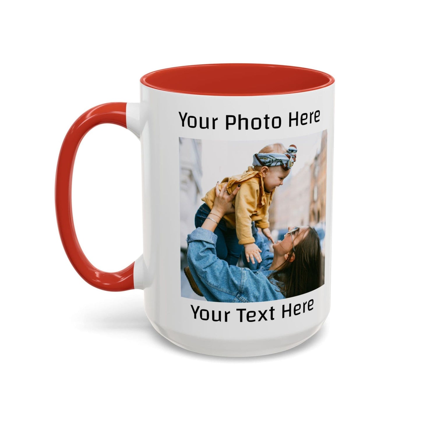 Personalized Coffee Mug with Photo & Name | Custom Ceramic Mug