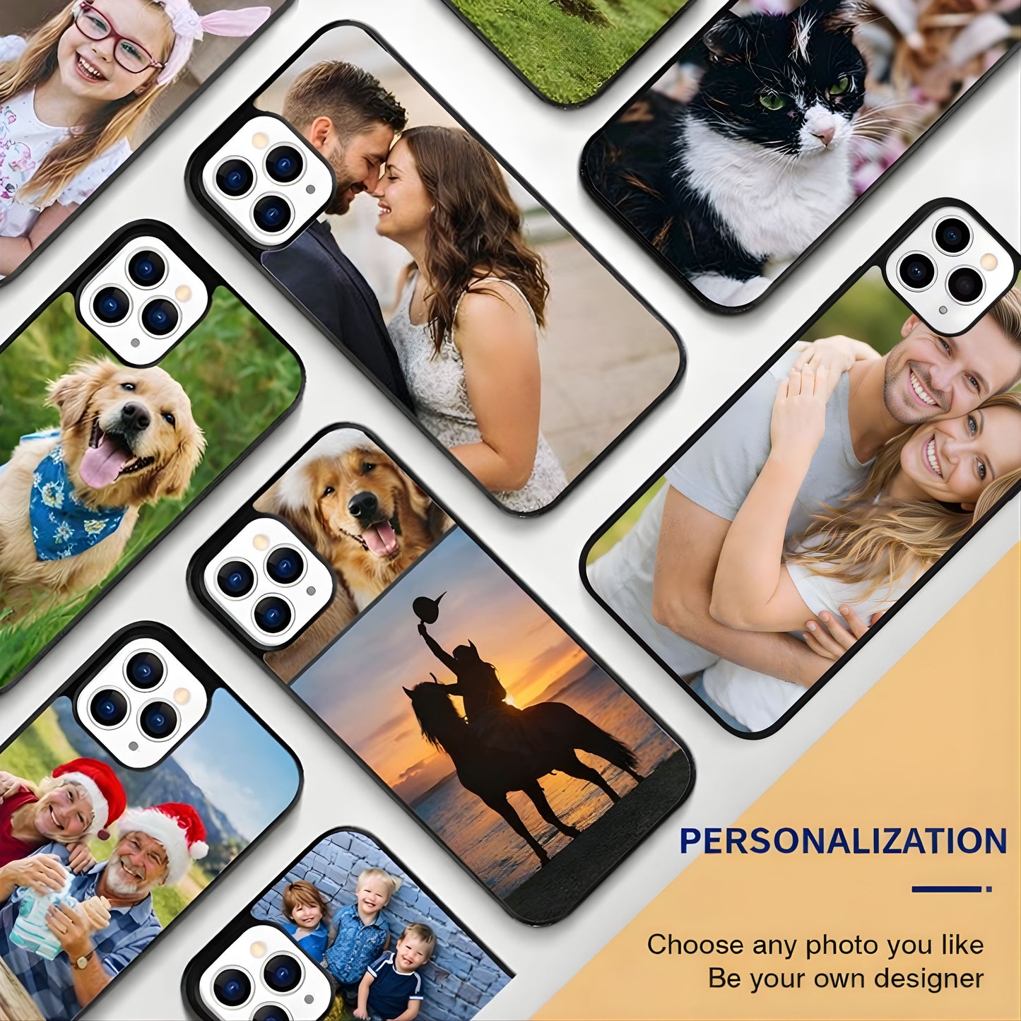 Custom iPhone Phone Case - Personalized with Your Photo, Text or Design