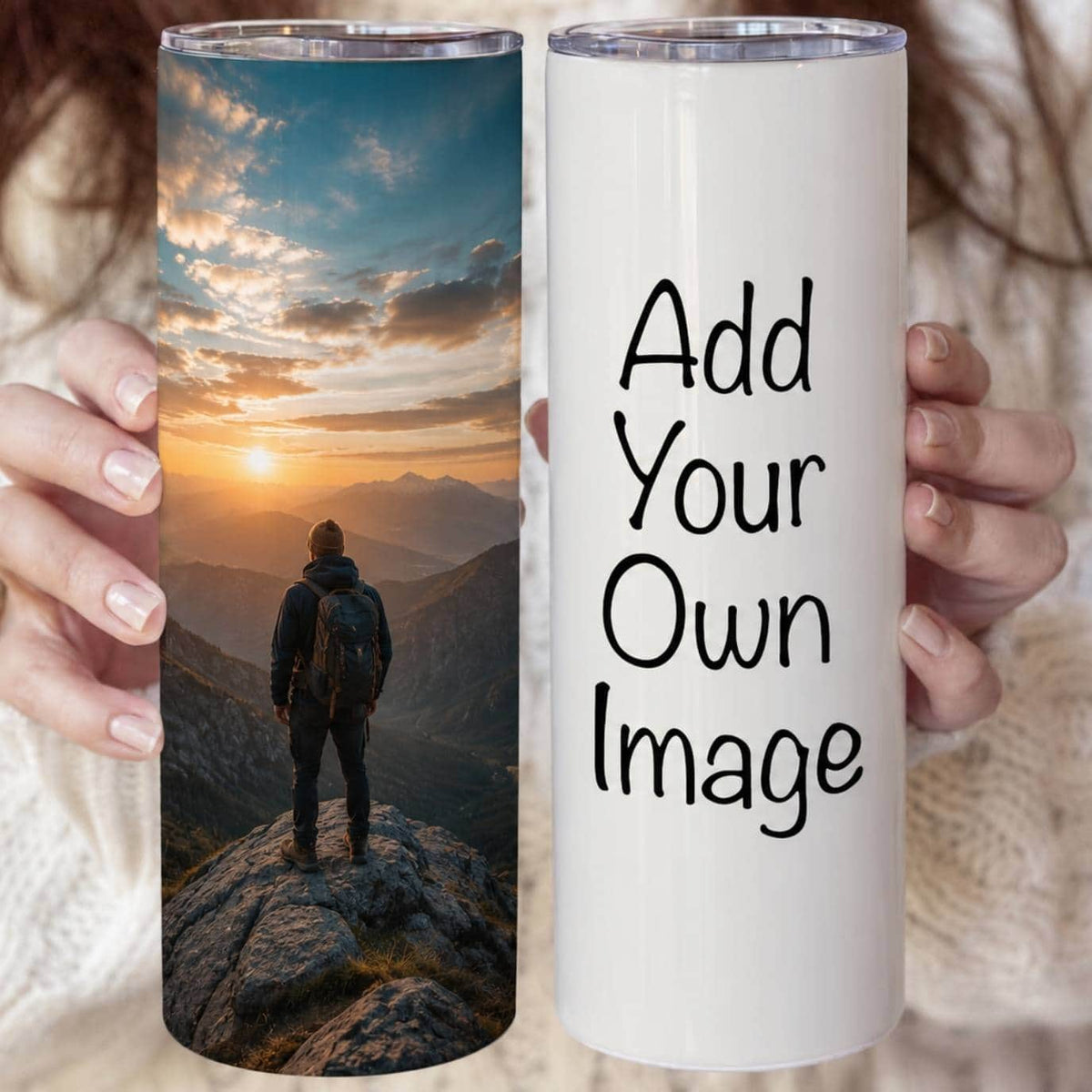 Personalized 20oz tumbler add your own image custom photo gift by LilMonal